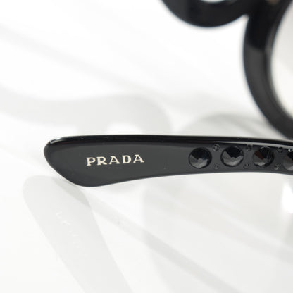 Prada Crystal Baroque Sunglasses SPR 31P Black 3 of 5
