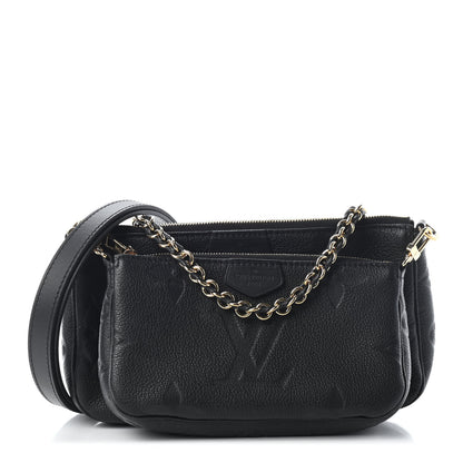 Louis Vuitton Empreinte Monogram Giant Multi Pochette Accessories Black 1 of 8