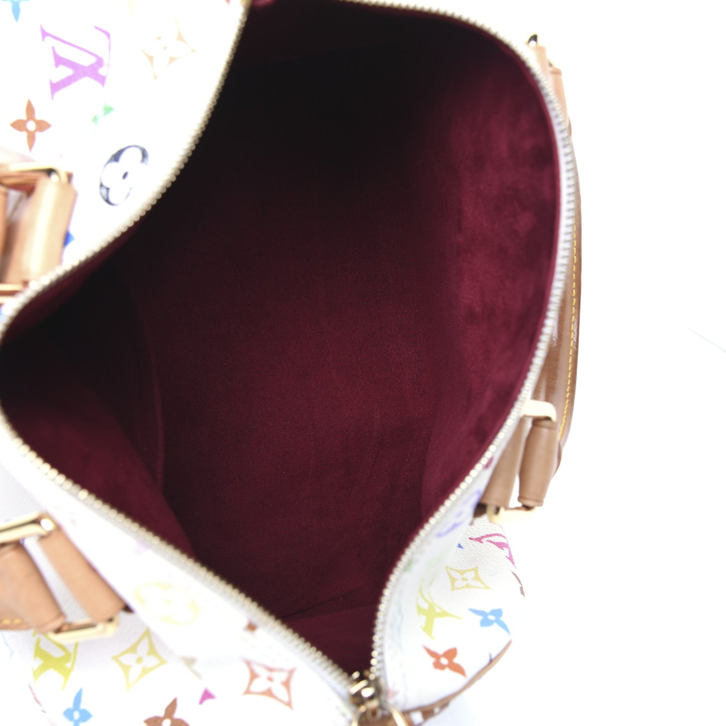 Monogram Multicolor Speedy 30 White