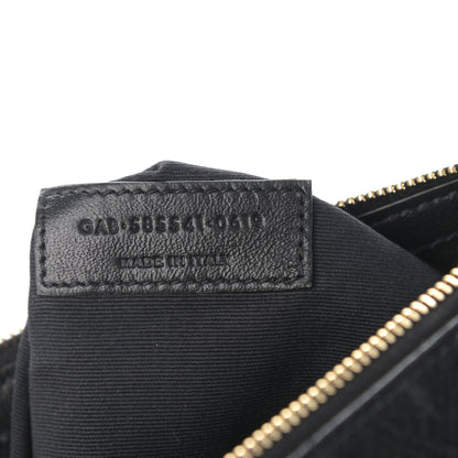 Saint Laurent Suede All-Over Monogram Crossbody Black 7 of 10