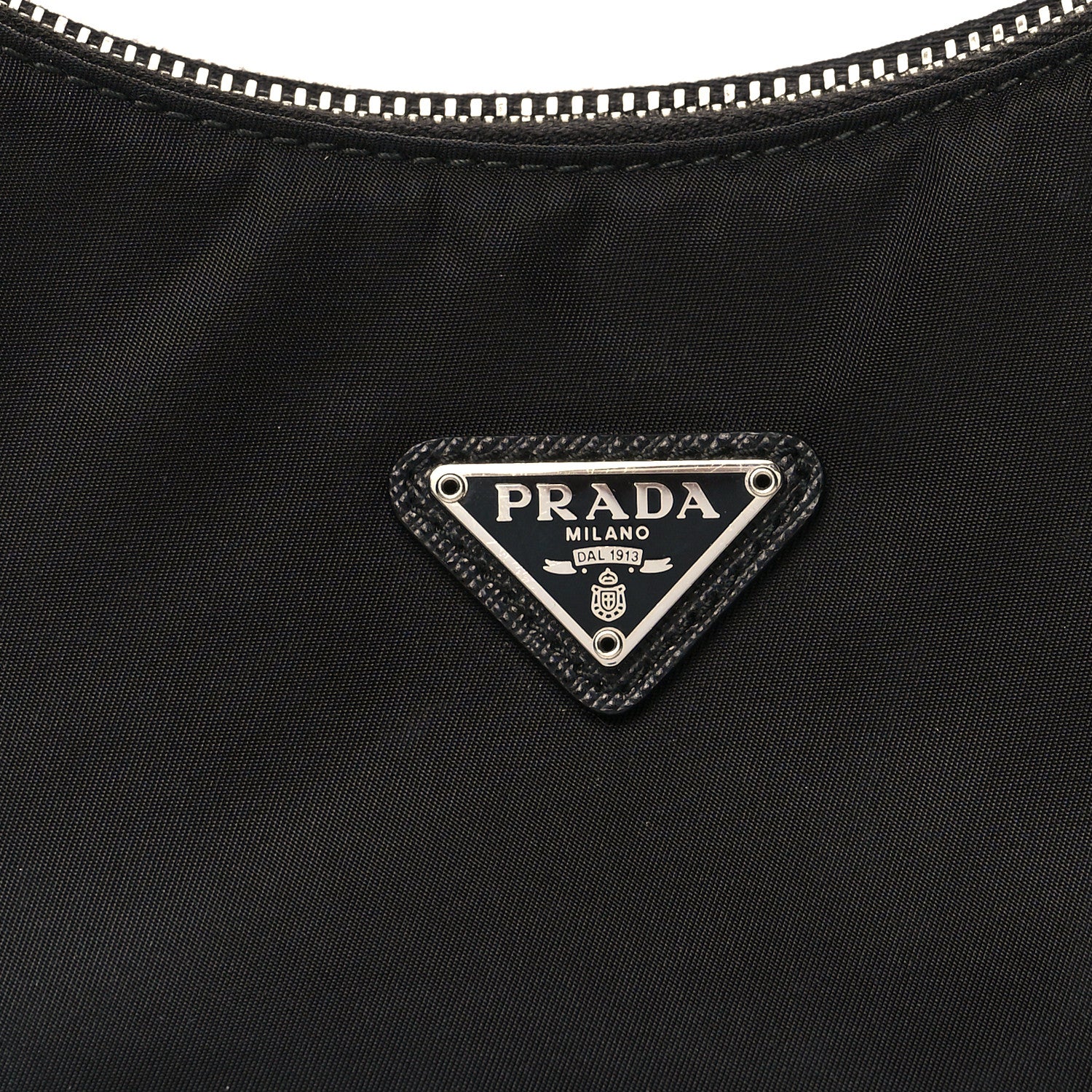 Prada Tessuto Nylon Mini Re-Edition 2000 Bag Black 7 of 10