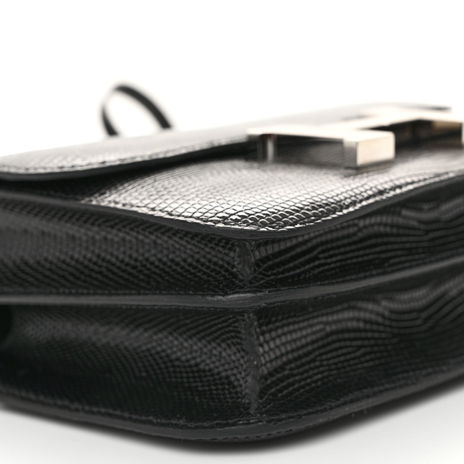 Hermes Lizard Constance 18 Black 17 of 25
