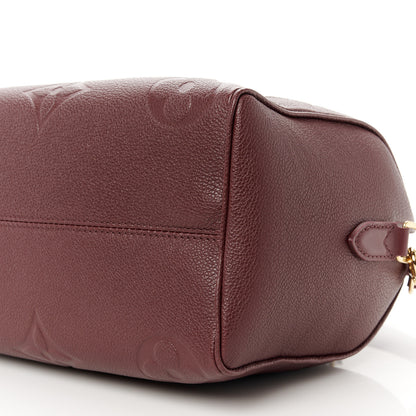 Louis Vuitton Empreinte Monogram Giant Speedy Bandouliere 25 Wine 11 of 12
