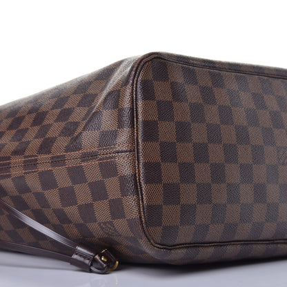 Louis Vuitton Damier Ebene Neo Neverfull MM Rose Ballerine 7 of 11