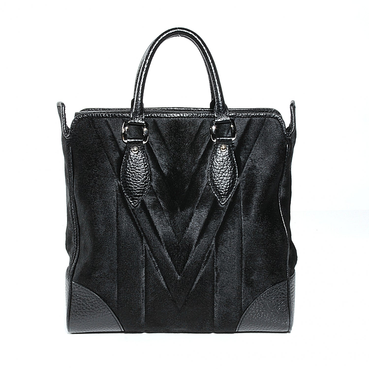 Louis Vuitton Mens Pony Hair Cabas Whistler Black 1 of 7
