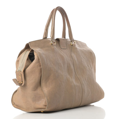 Saint Laurent Sheepskin Large Cabas ChYc Beige 3 of 24