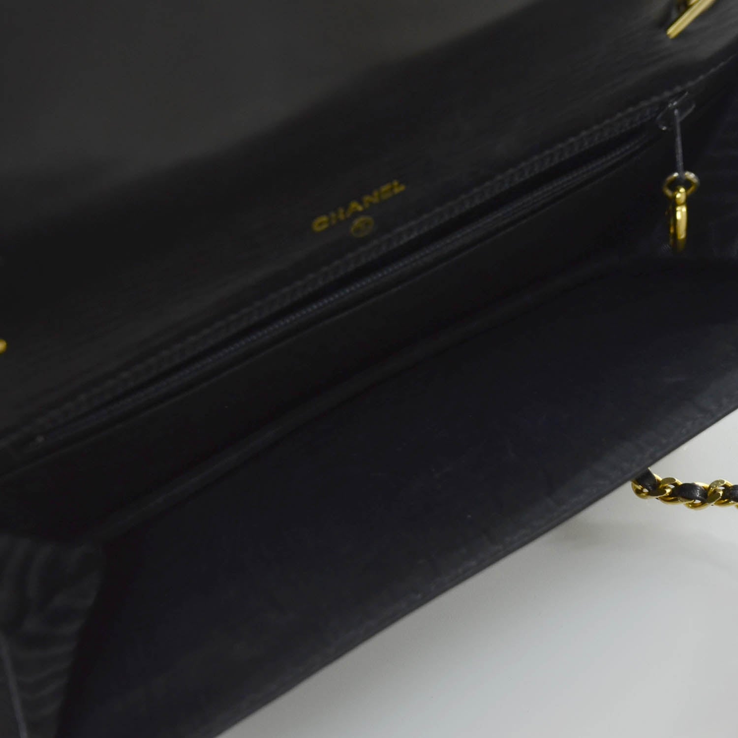 Chanel Patent Wallet on Chain Black 9 of 9