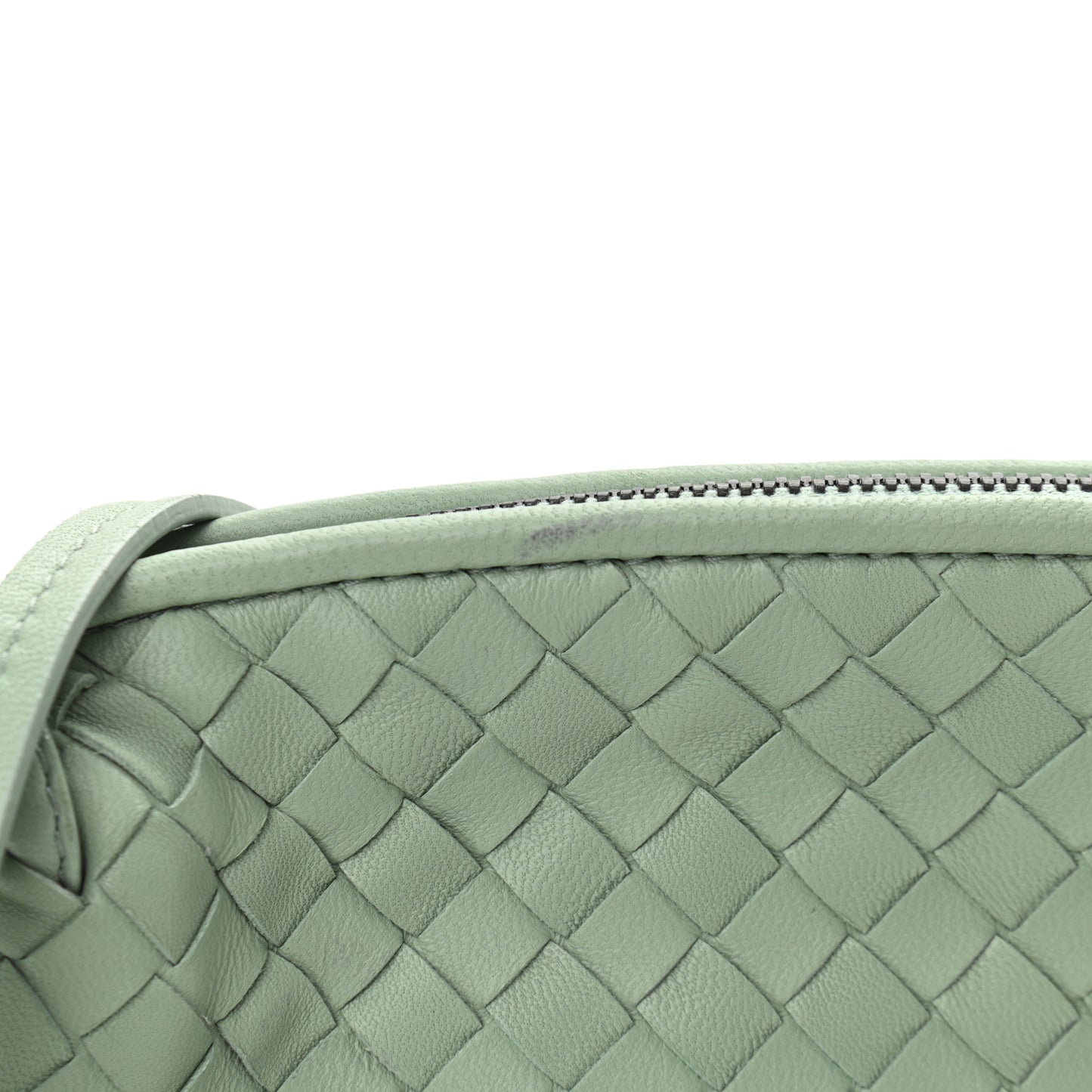 Nappa Intrecciato Nodini Crossbody Messenger New Sauge