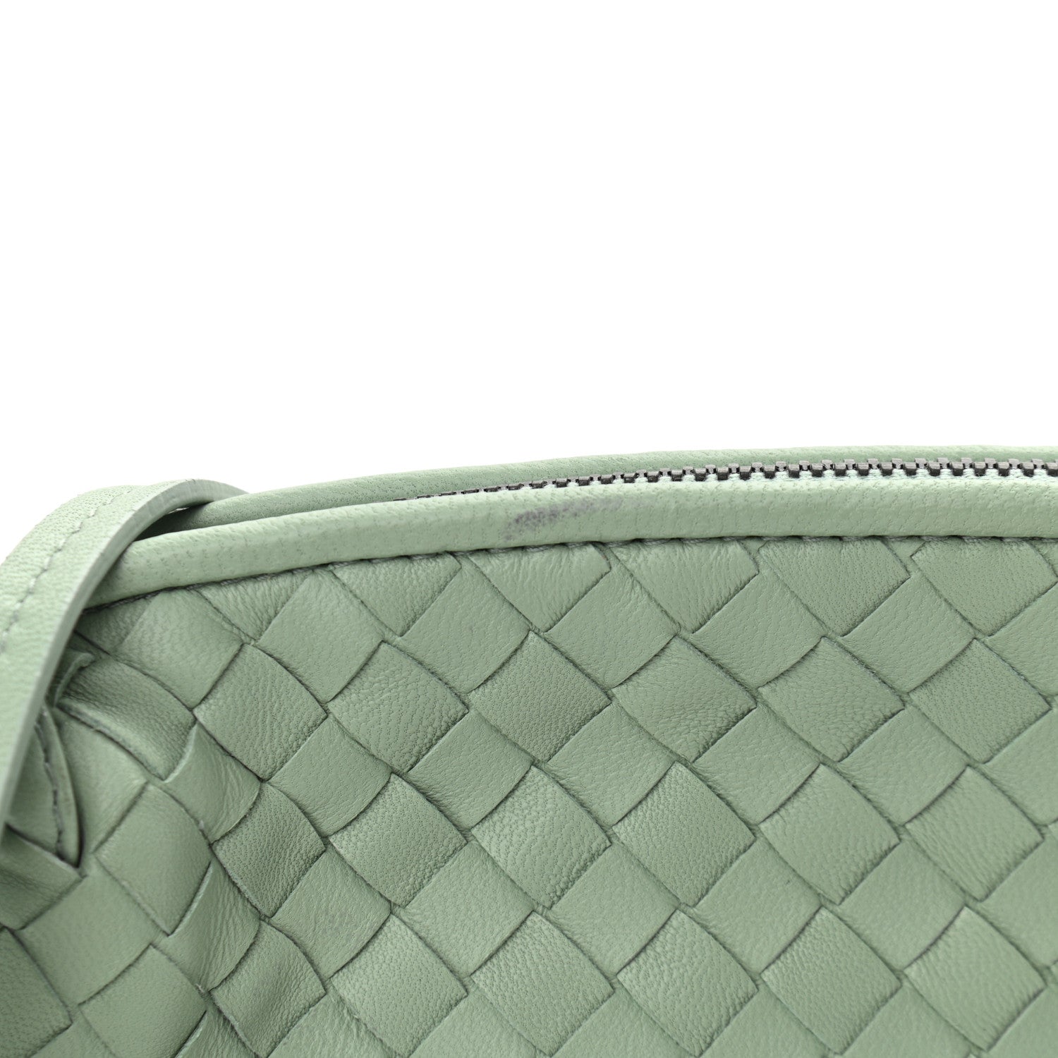 Bottega Veneta Nappa Intrecciato Nodini Crossbody Messenger New Sauge 9 of 10
