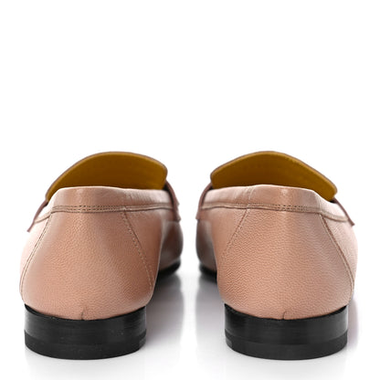 Hermes Goatskin Womens Royal Loafers 37 Bois De Santal 5 of 10