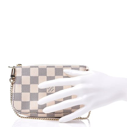 Louis Vuitton Damier Azur Mini Pochette Accessories 2 of 10