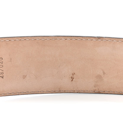 Gucci Calfskin Interlocking G 37mm Belt 75 30 Black 4 of 8