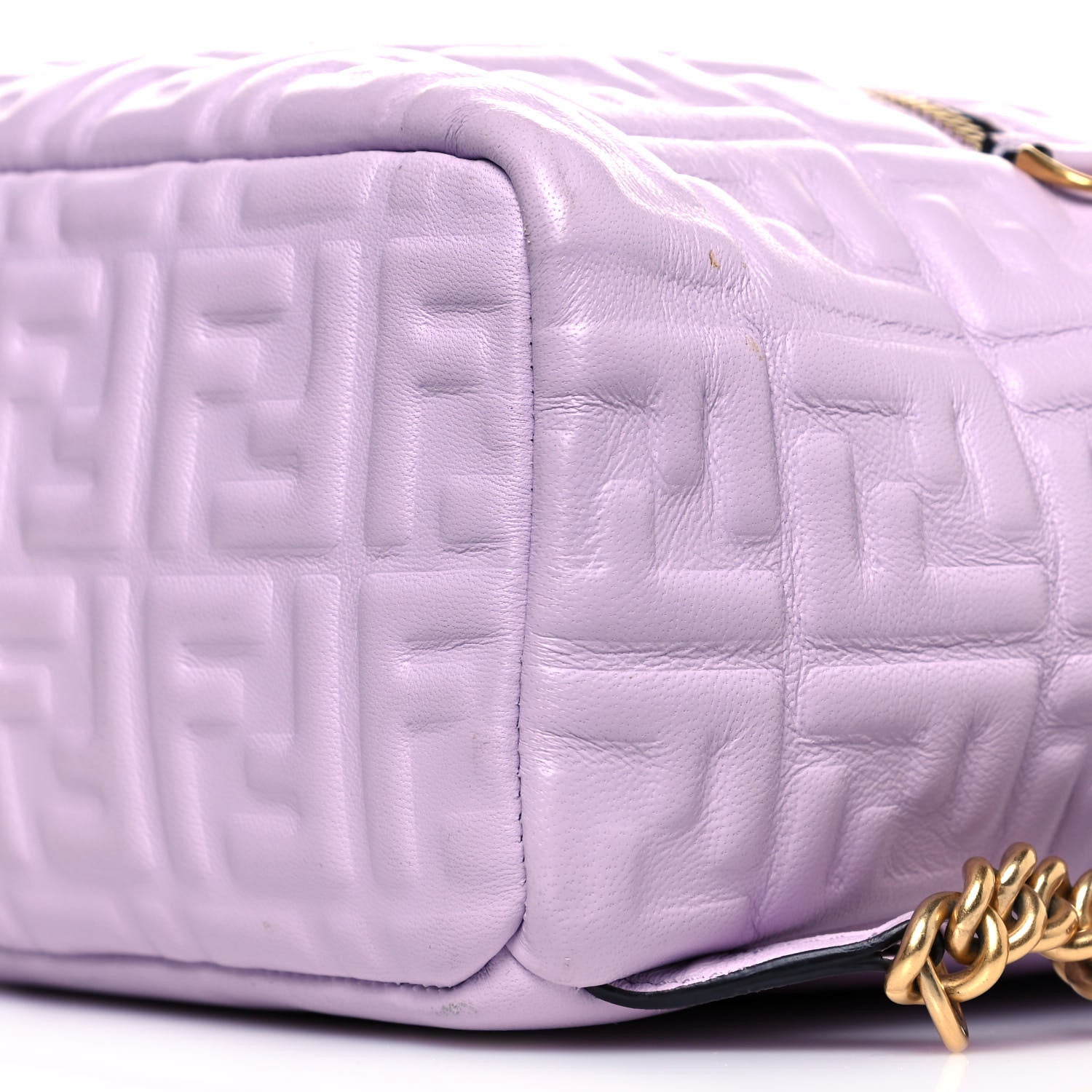 Fendi Nappa FF 1974 Embossed Mini Backpack Anemone 9 of 9