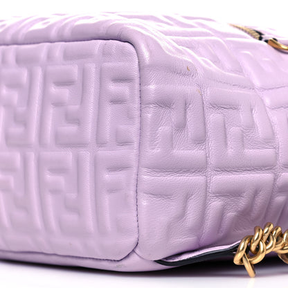 Fendi Nappa FF 1974 Embossed Mini Backpack Anemone 9 of 9