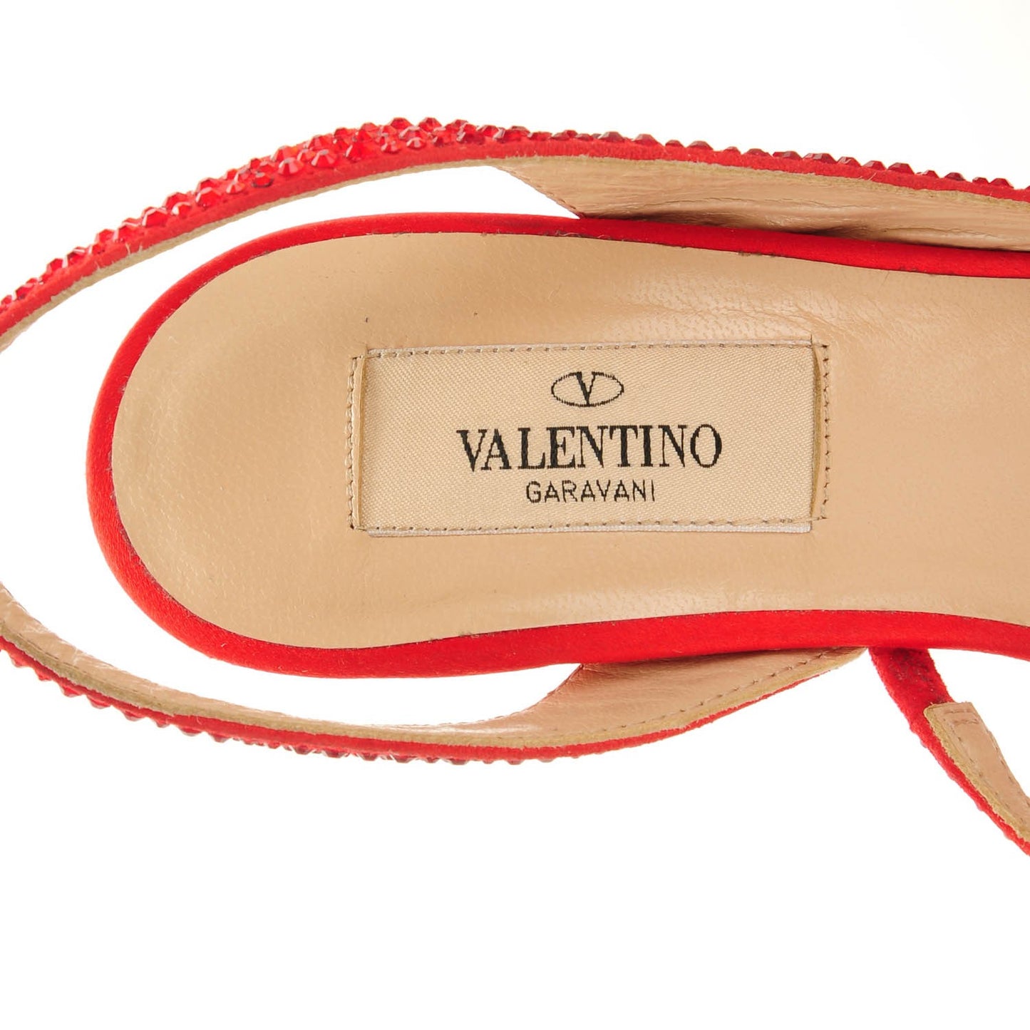 Suede Strass Crystal Peep Toe Half d'Orsay Slingback Platforn Sandals 36 Red