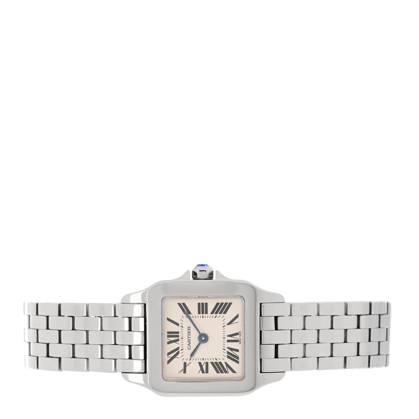 Stainless Steel 20mm Santos Demoiselle Quartz Watch