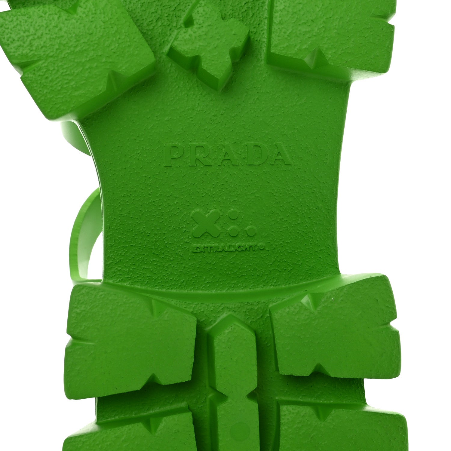 Prada Foam Rubber Metal Triangle Logo Mens Monolith 55mm Cage Sandals 11 Mela 6 of 10