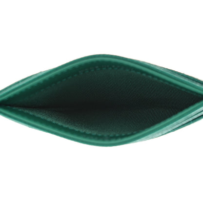 Chanel Metallic Caviar Quilted Card Holder Green 5 of 10