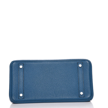 Hermes Togo Birkin 30 Bleu de Galice 9 of 22