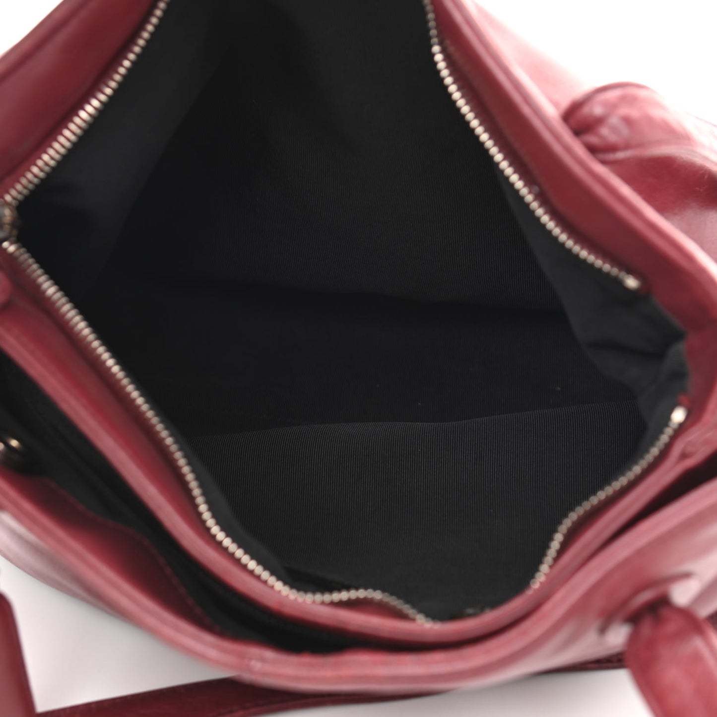 Calfskin CC Shoulder Bag Red
