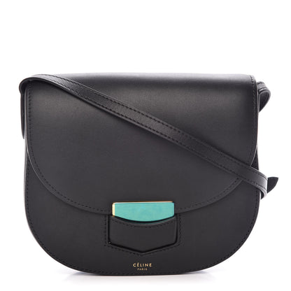 Celine Smooth Calfskin Small Trotteur Black 1 of 10