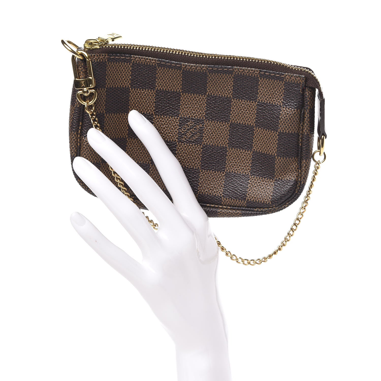 Louis Vuitton Damier Ebene Mini Pochette Accessories 2 of 10