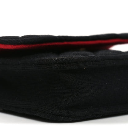 Chanel Jersey Quilted Micro Mini Flap Black 9 of 10