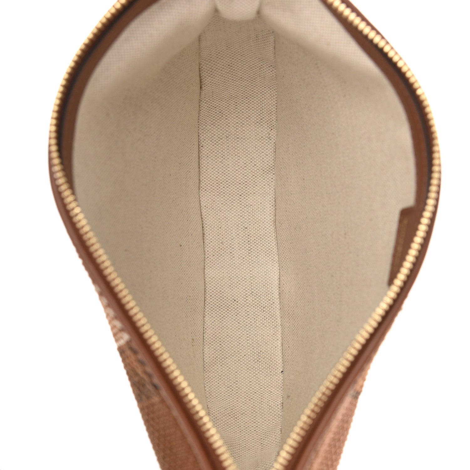 Burberry Canvas Calfskin Check Knitted Small Olympia Birch Brown 5 of 9