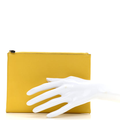 Hermes Evercolor Atout Pouch Jaune de Naples 2 of 7