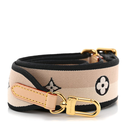 Louis Vuitton Jacquard Speedy Bandouliere 20 Shoulder Strap Black 1 of 4