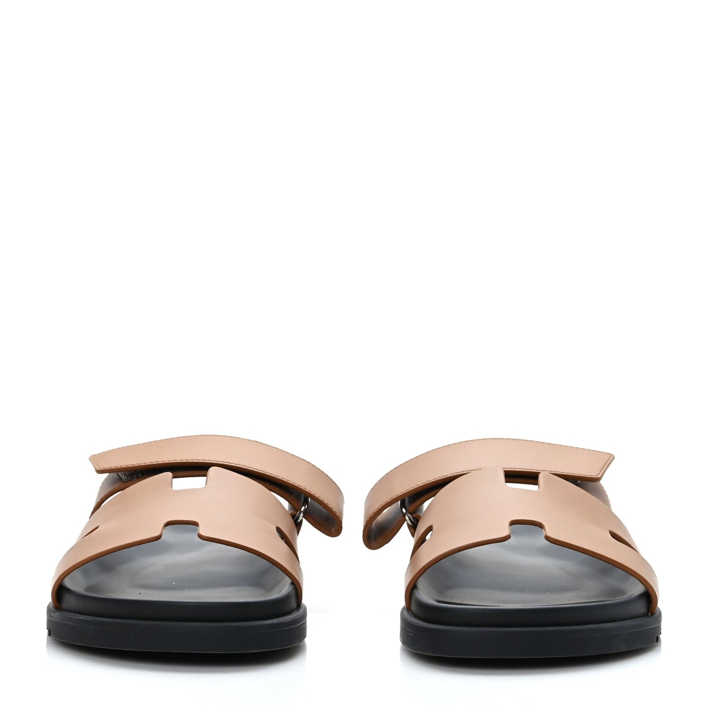 Calfskin Mens Chypre Sandals 41.5 Naturel