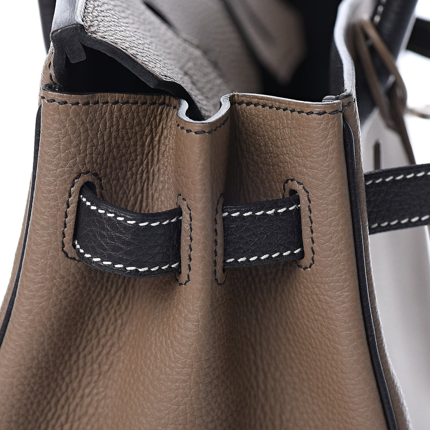 Togo Horseshoe Birkin 30 Black Etoupe