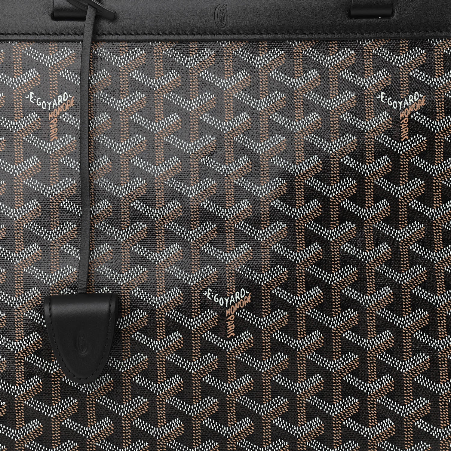 Goyard Goyardine Bellechasse PM Black 7 of 9