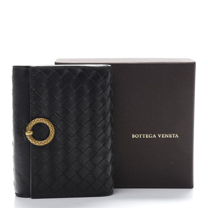 Bottega Veneta Nappa Intrecciato Tri-Fold Wallet Black 7 of 7
