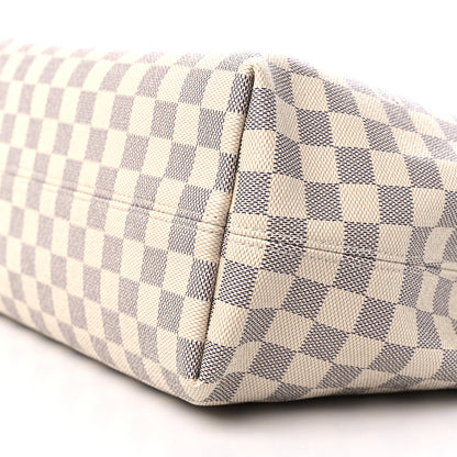 Louis Vuitton Damier Azur Graceful MM Rose Ballerine 8 of 8
