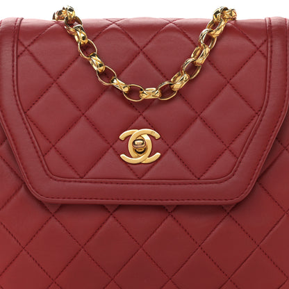 Chanel Lambskin Quilted Small Single Flap Red 8 of 8