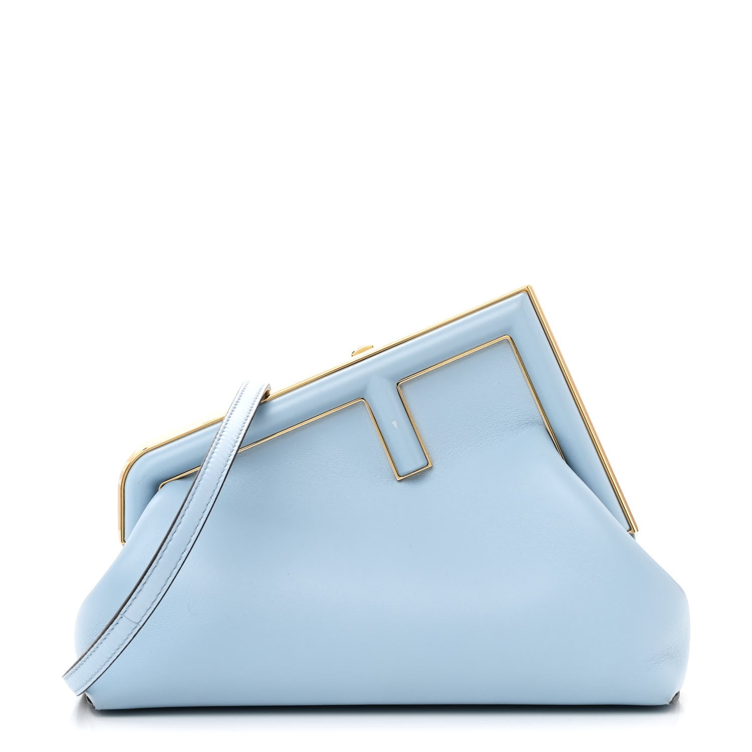 Fendi Shiny Nappa Small Fendi First Azzurro Baby 1 of 12