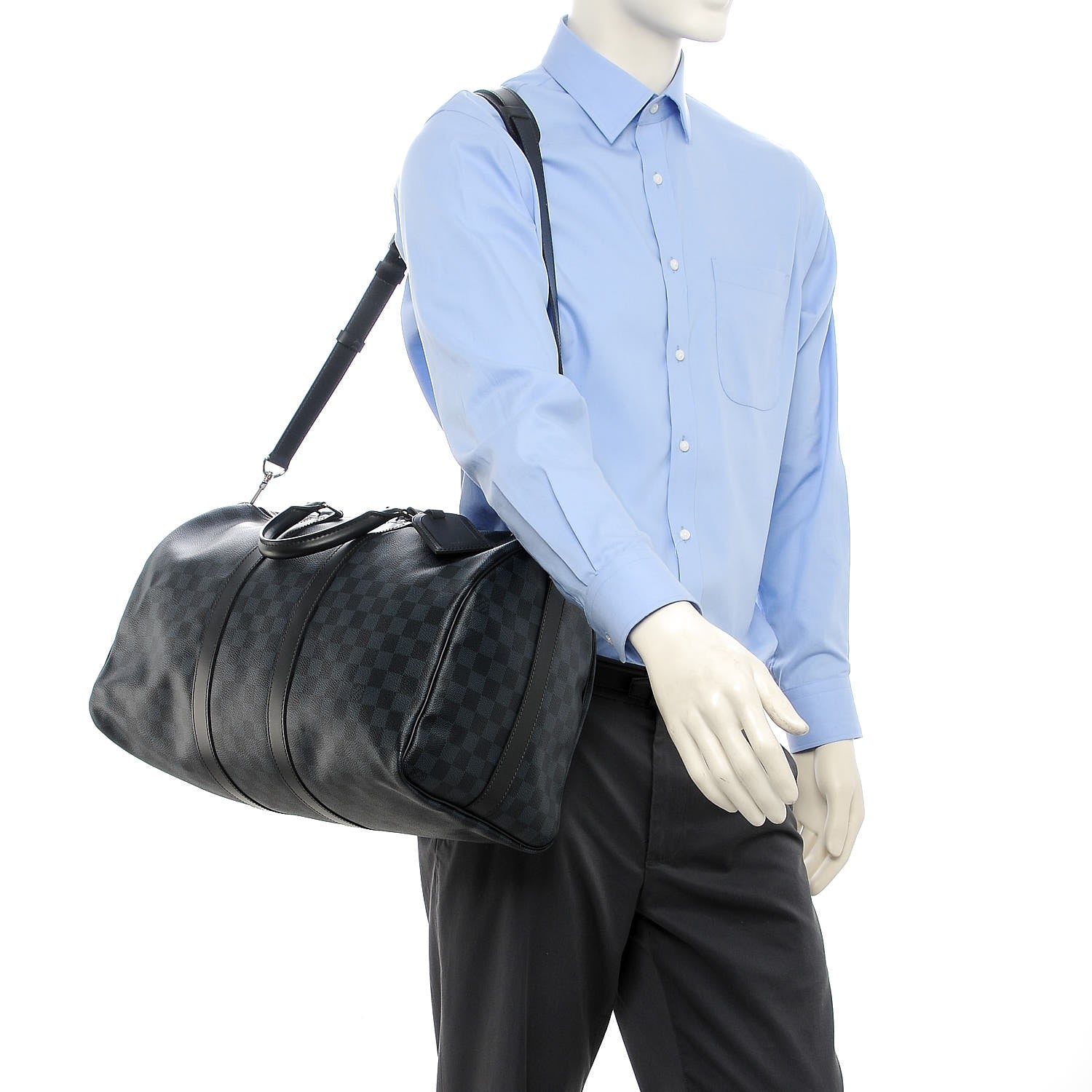 Louis Vuitton Damier Cobalt Keepall Bandouliere 45 2 of 7
