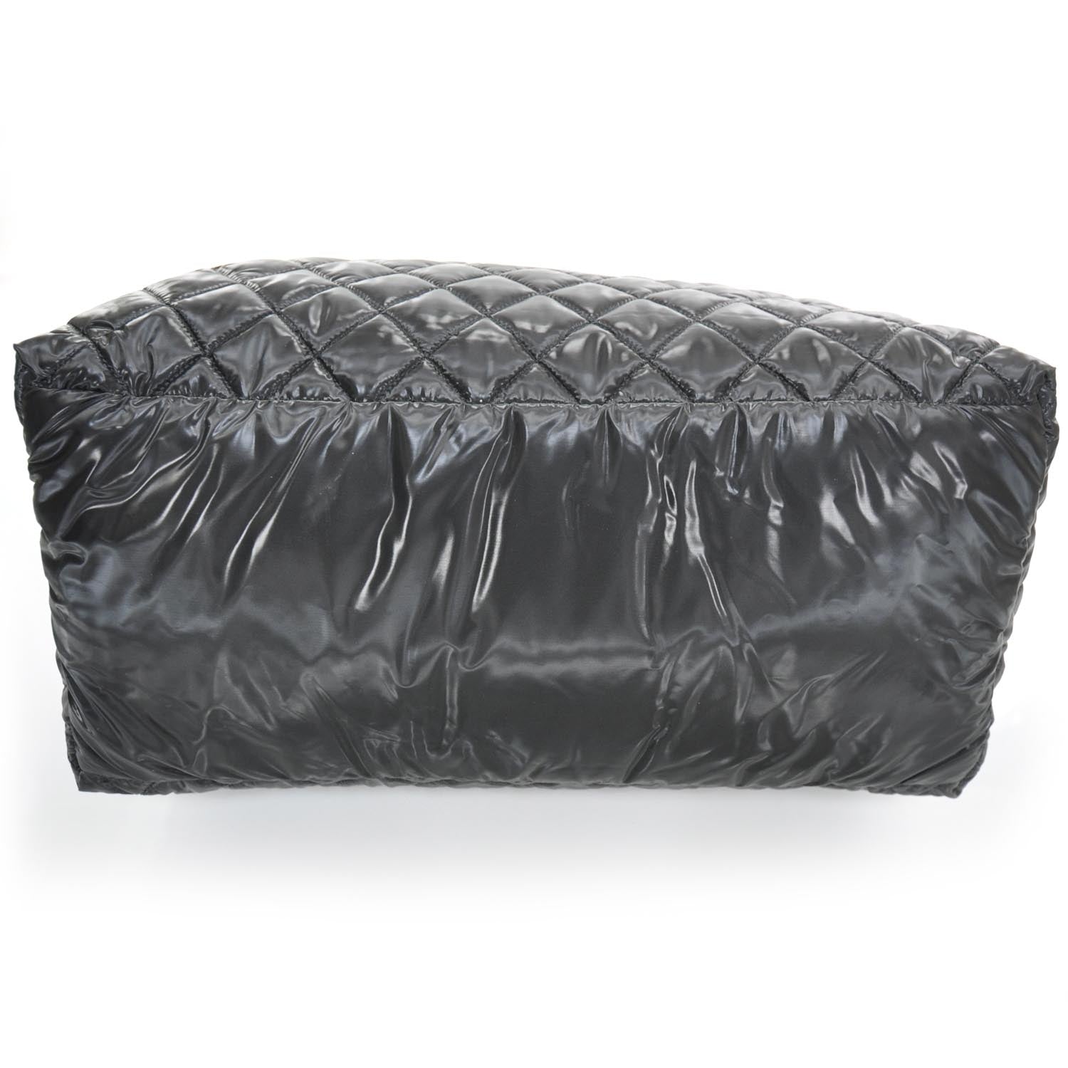 Chanel Nylon Coco Cocoon Large Tote Black 4 of 10