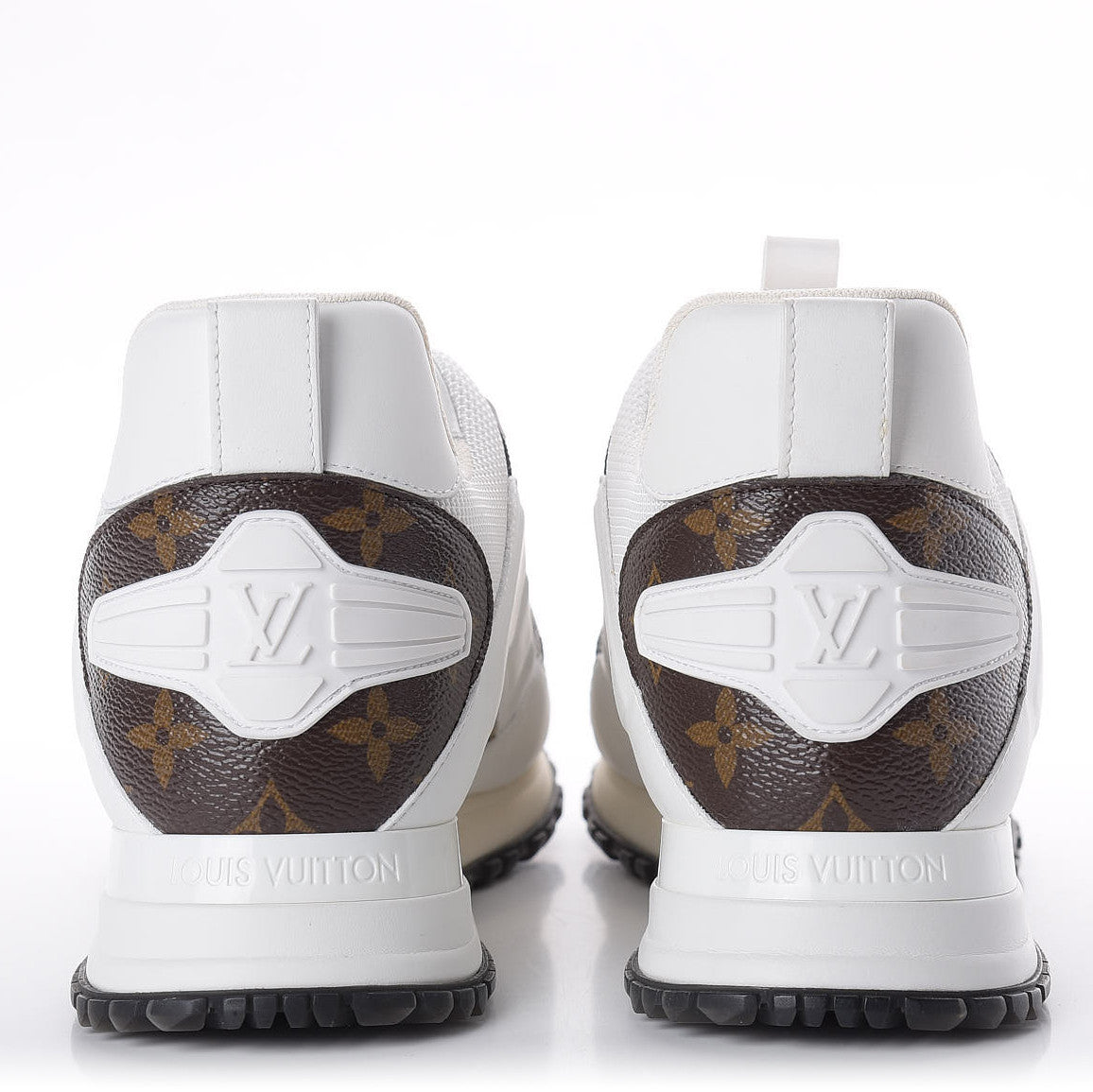 Louis Vuitton Calfskin Monogram Run Away Sneakers 39 White 6 of 10