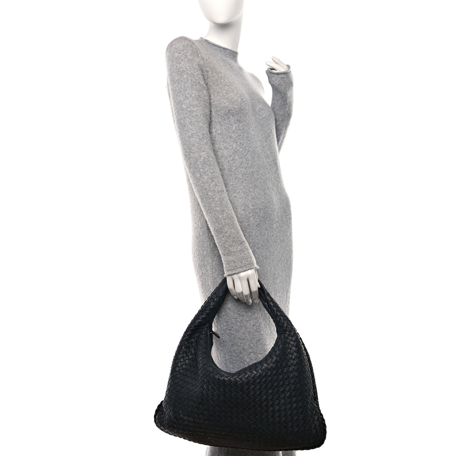 Bottega Veneta Nappa Intrecciato Large Veneta Hobo Black 2 of 14