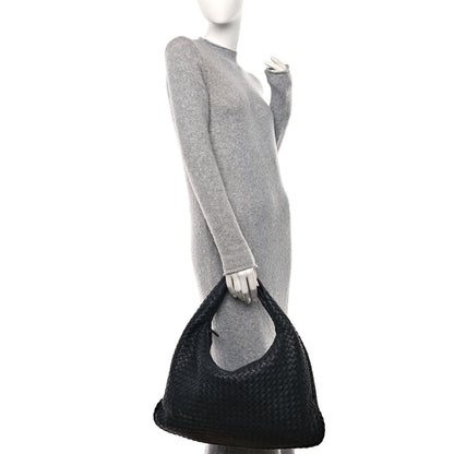 Bottega Veneta Nappa Intrecciato Large Veneta Hobo Black 2 of 14
