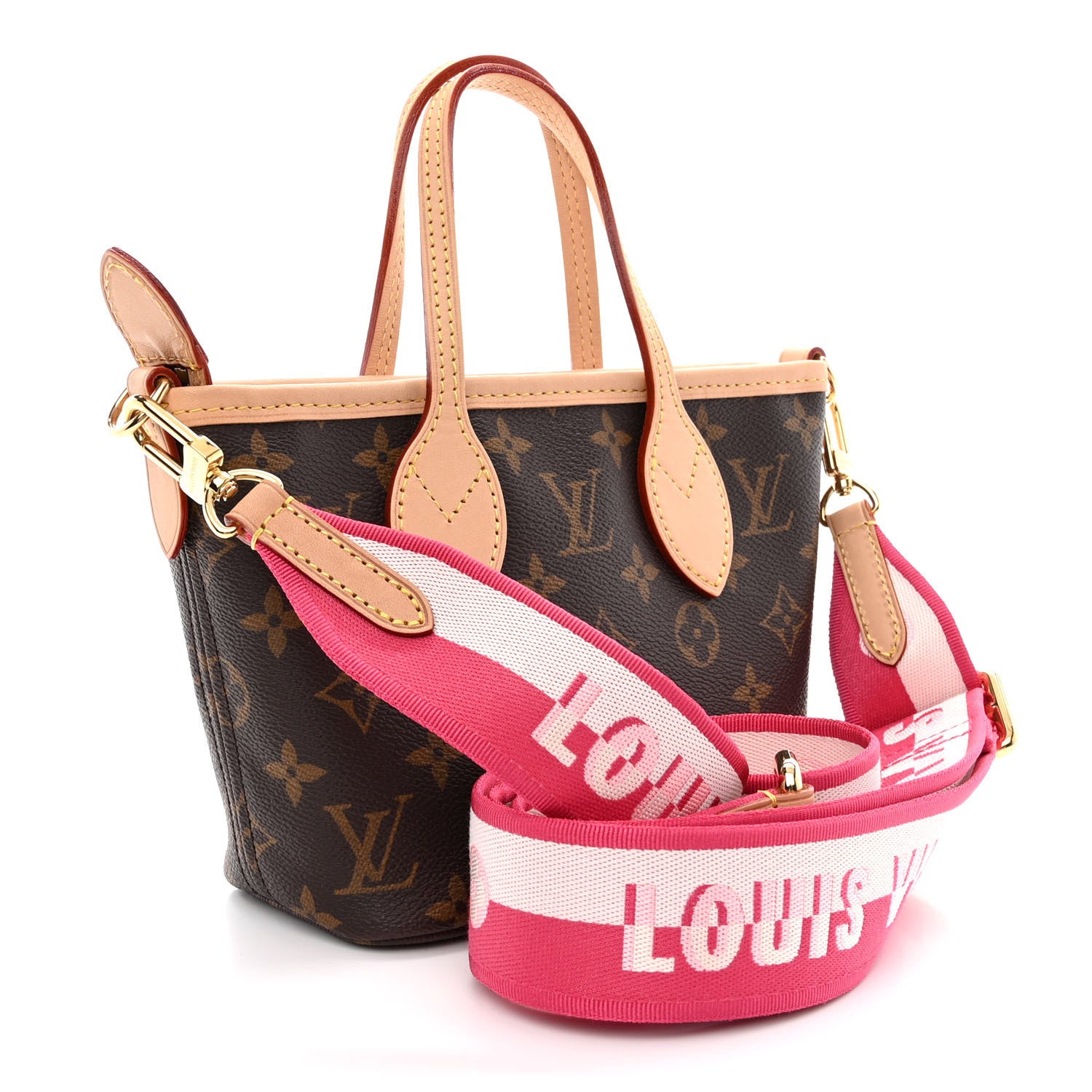 Louis Vuitton Monogram Neverfull BB Pink Peony 3 of 11