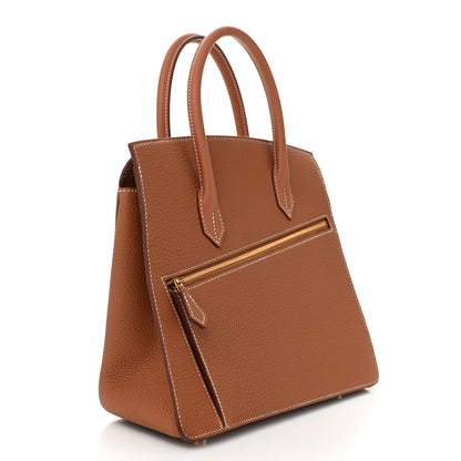 Hermes Togo Swift Birkin En Desordre Sellier 30 Gold Fauve 3 of 11