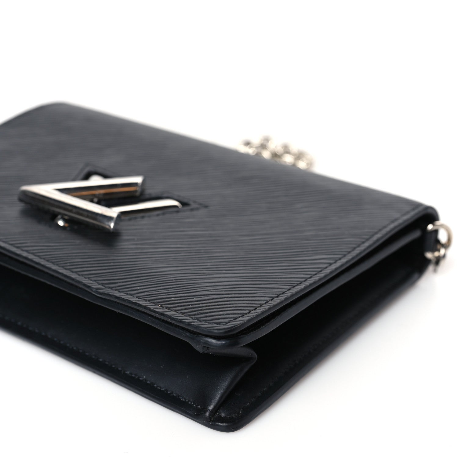 Louis Vuitton Epi Twist Belt Chain Wallet Black 8 of 9