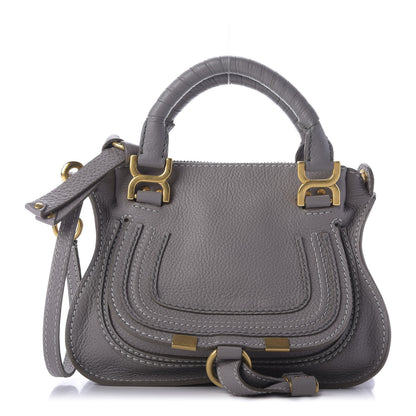 Chloe Calfskin Mini Marcie Satchel Cashmere Grey 1 of 9