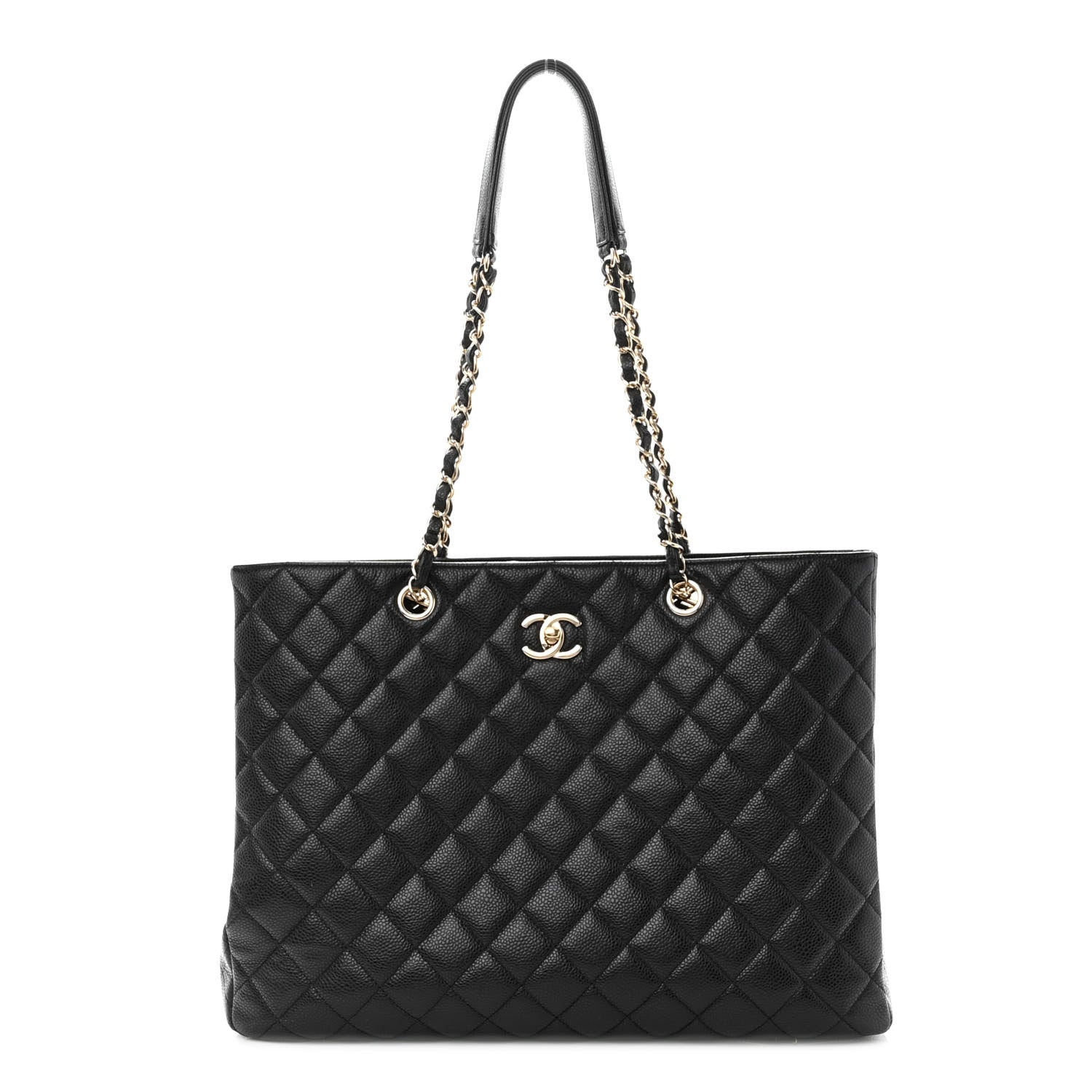 Chanel Caviar Quilted Large Shopping Tote Black 1 of 10