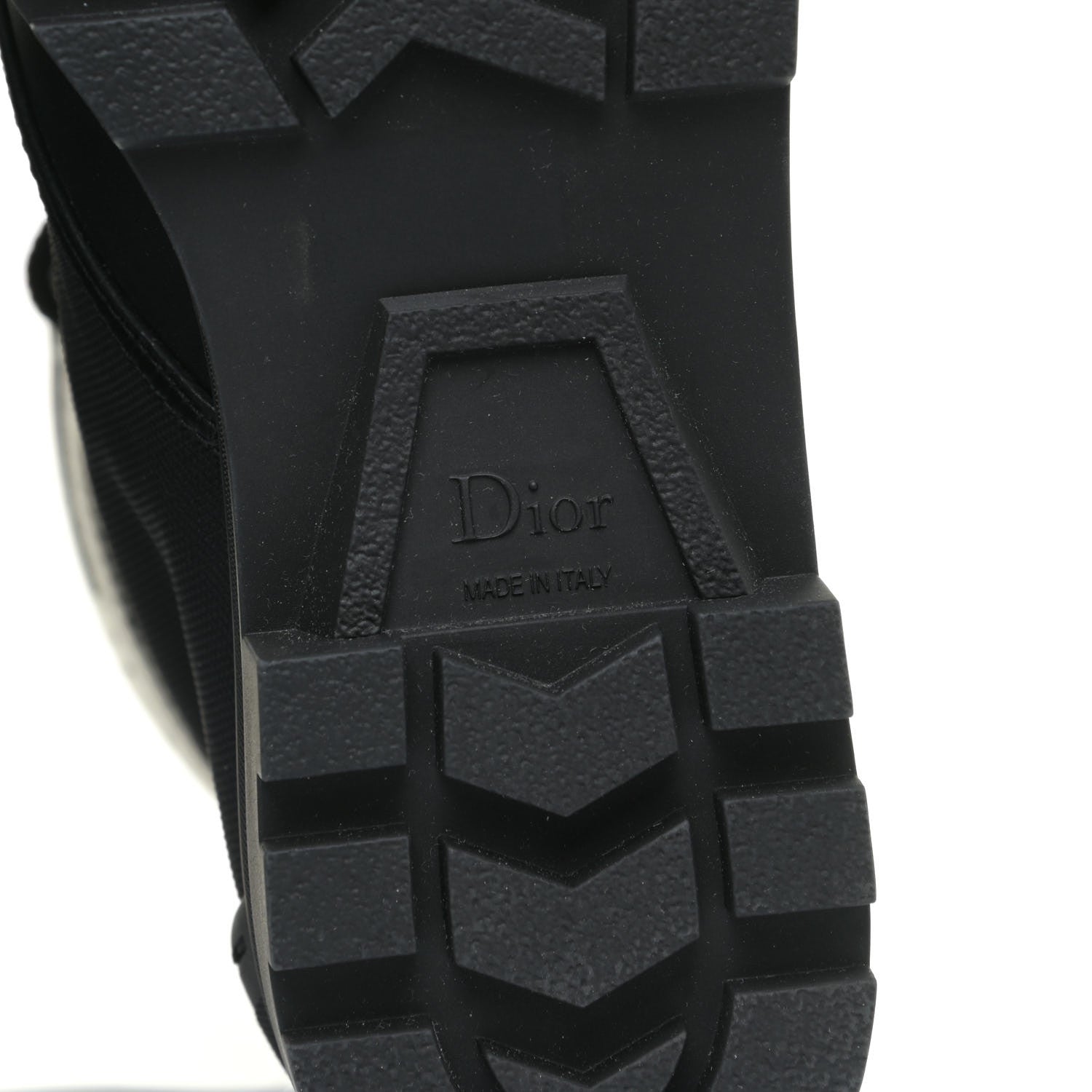 Christian Dior Calfskin Technical Fabric D-Major Ankle Boots 40 Black Taupe 8 of 10