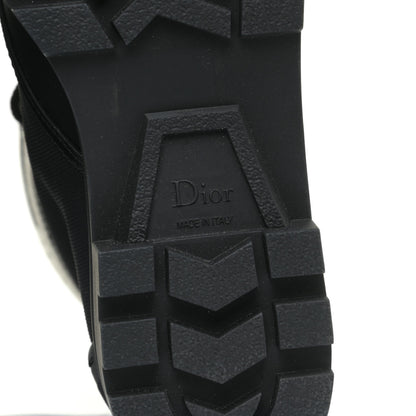Christian Dior Calfskin Technical Fabric D-Major Ankle Boots 40 Black Taupe 8 of 10