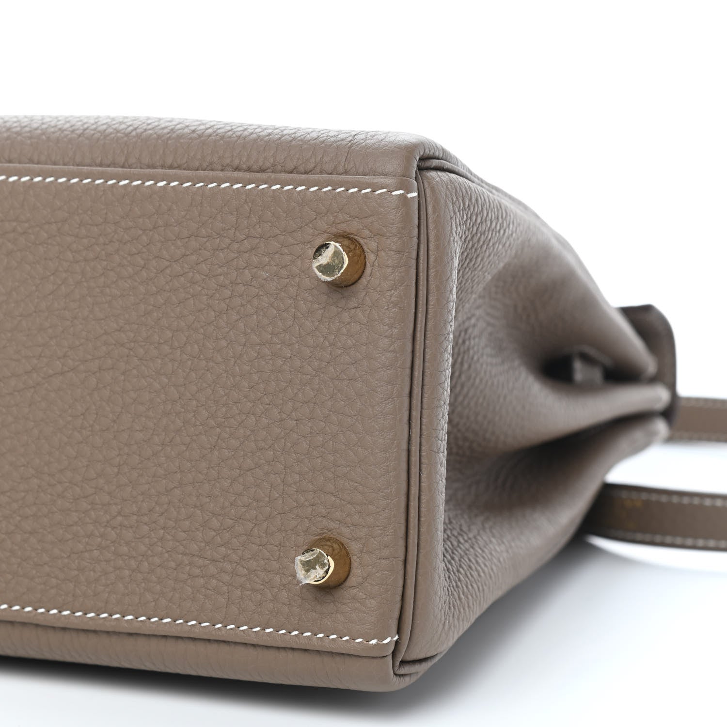 Hermes Togo Kelly Retourne 28 Etoupe 9 of 10
